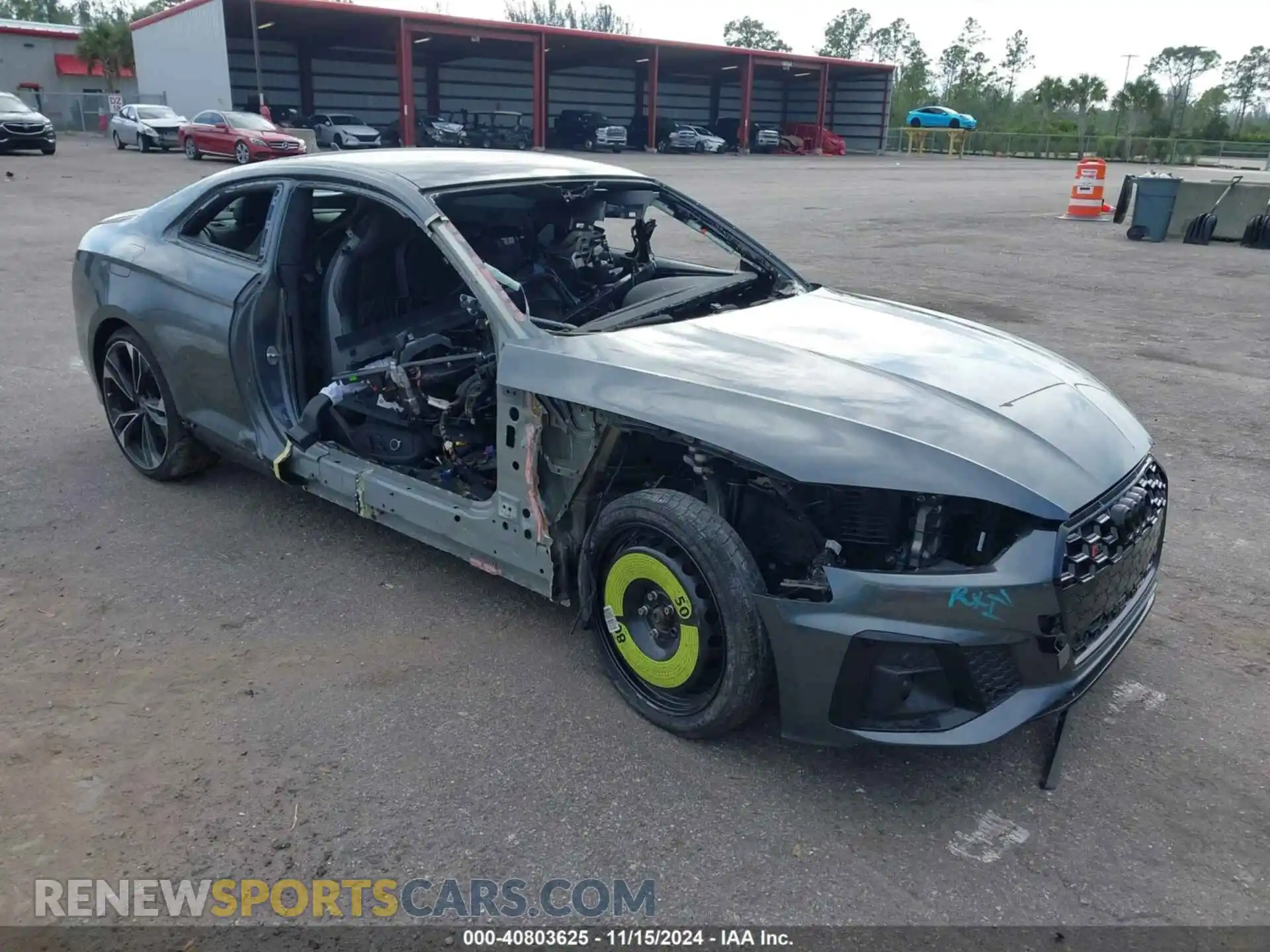1 Photograph of a damaged car WAUP4AF5XPA039188 AUDI S5 2023