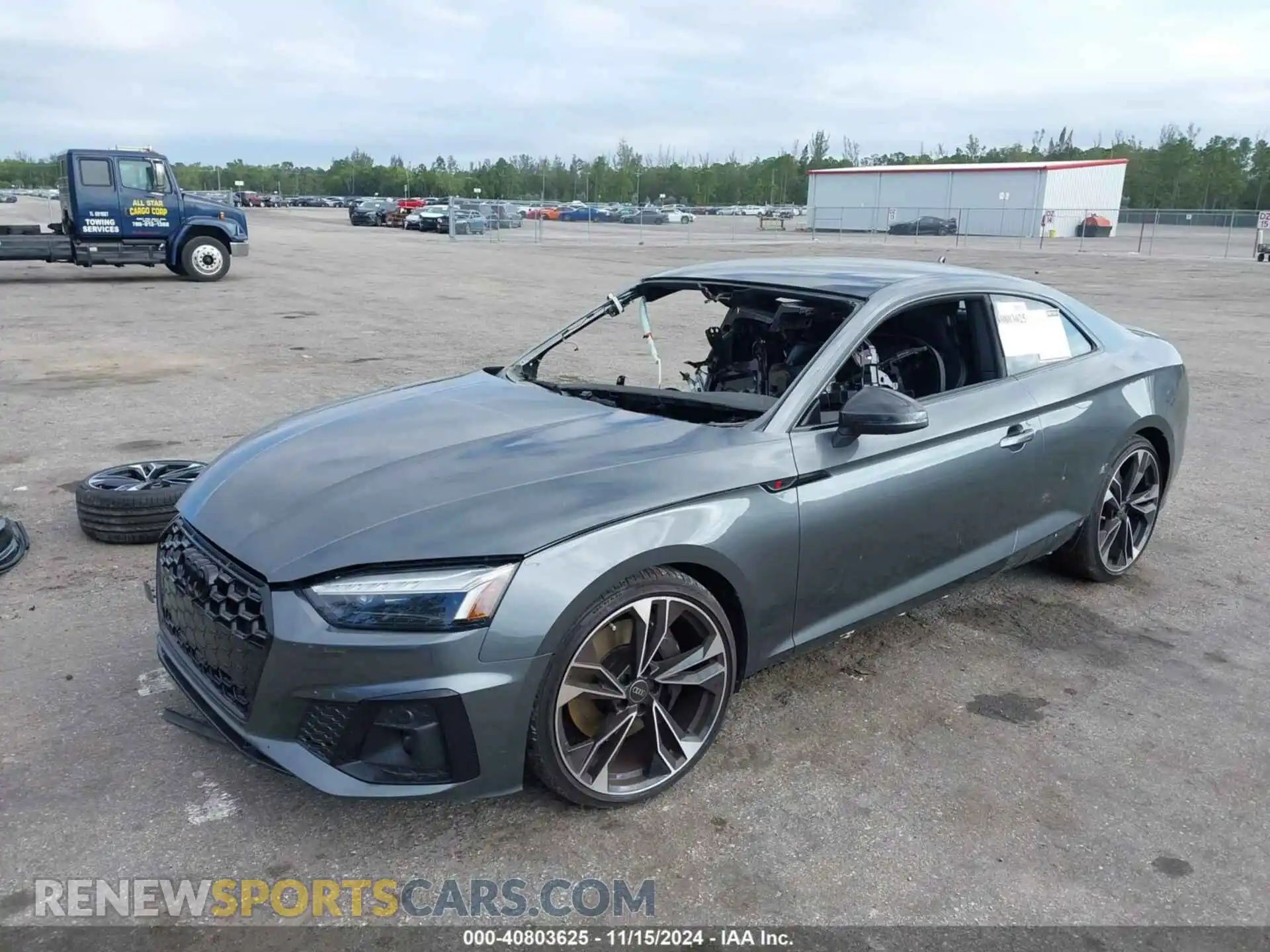 2 Photograph of a damaged car WAUP4AF5XPA039188 AUDI S5 2023