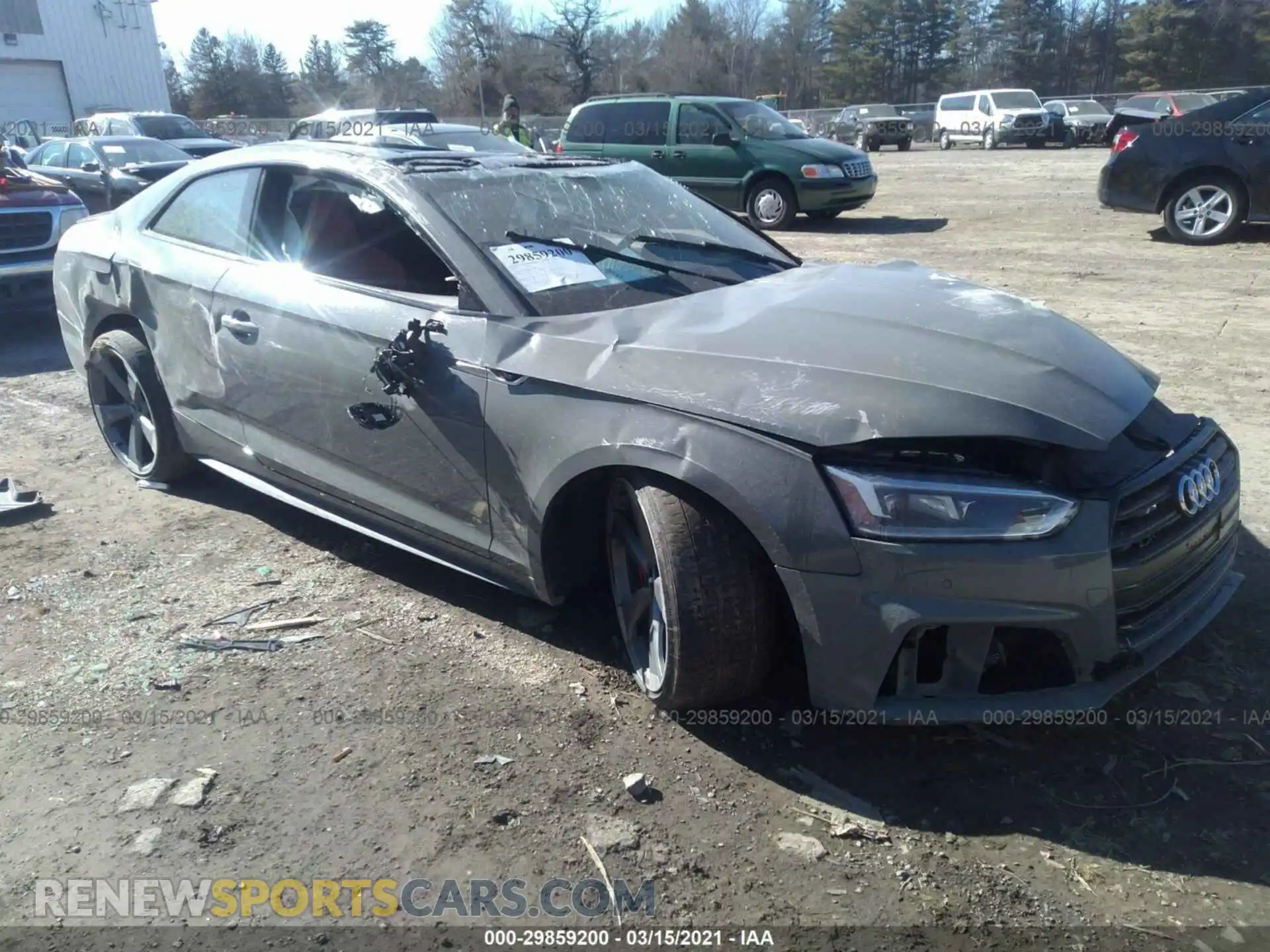 1 Photograph of a damaged car WAUP4AF58KA078807 AUDI S5 COUPE 2019