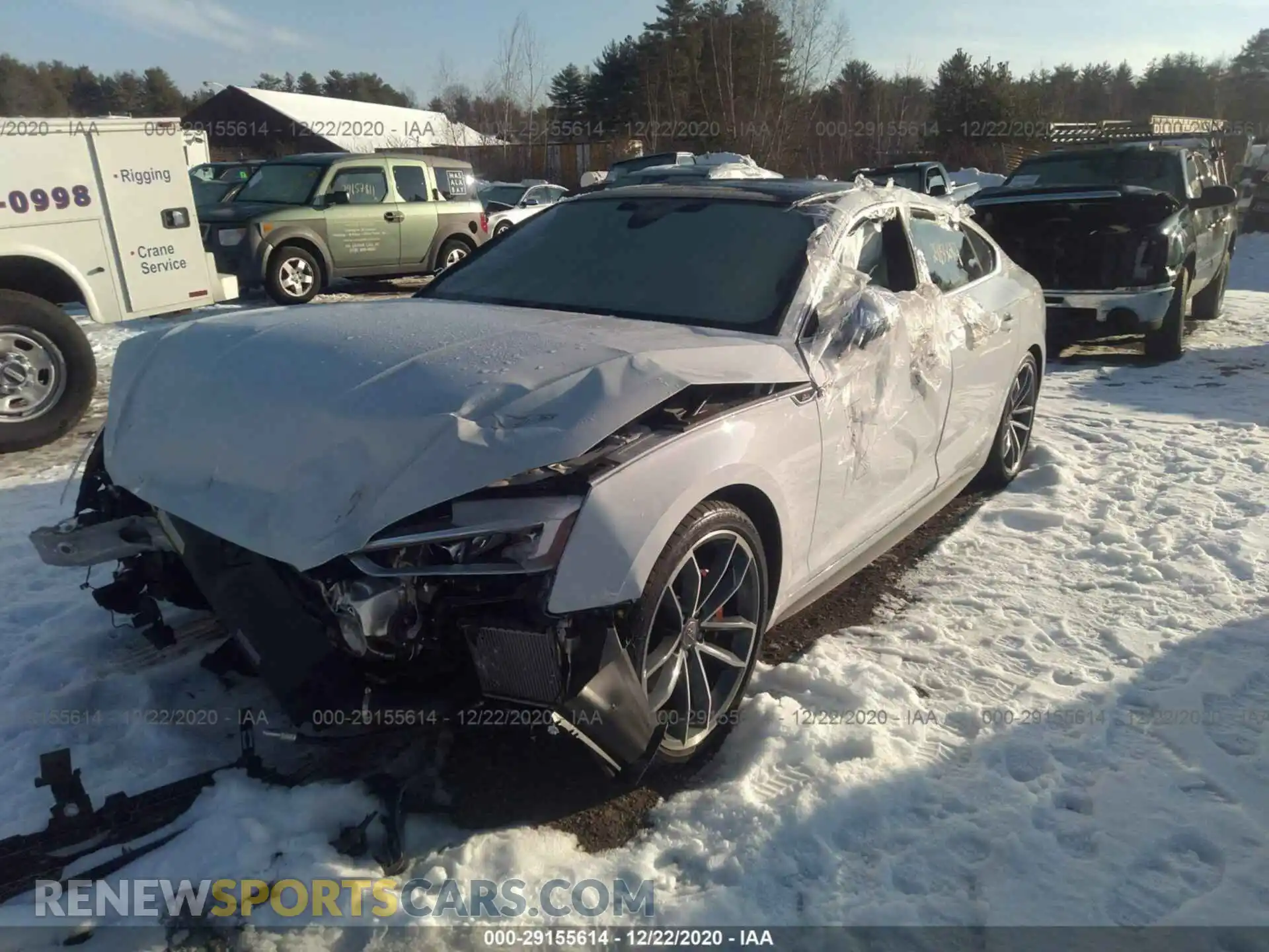 2 Photograph of a damaged car WAUB4CF58KA080353 AUDI S5 SPORTBACK 2019