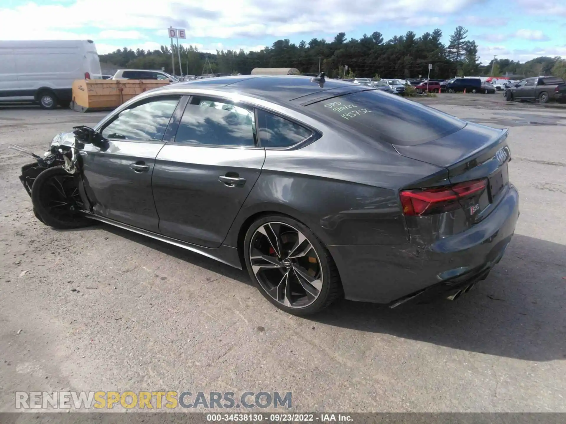 3 Фотография поврежденного автомобиля WAUC4CF50MA003631 AUDI S5 SPORTBACK 2021