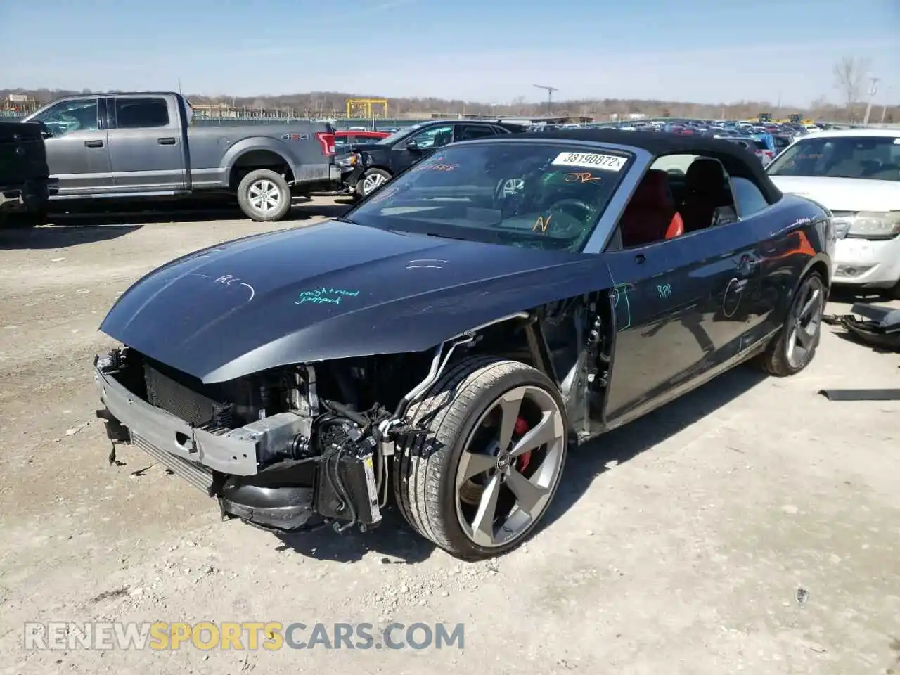 2 Photograph of a damaged car WAU24GF57KN001688 AUDI S5/RS5 2019