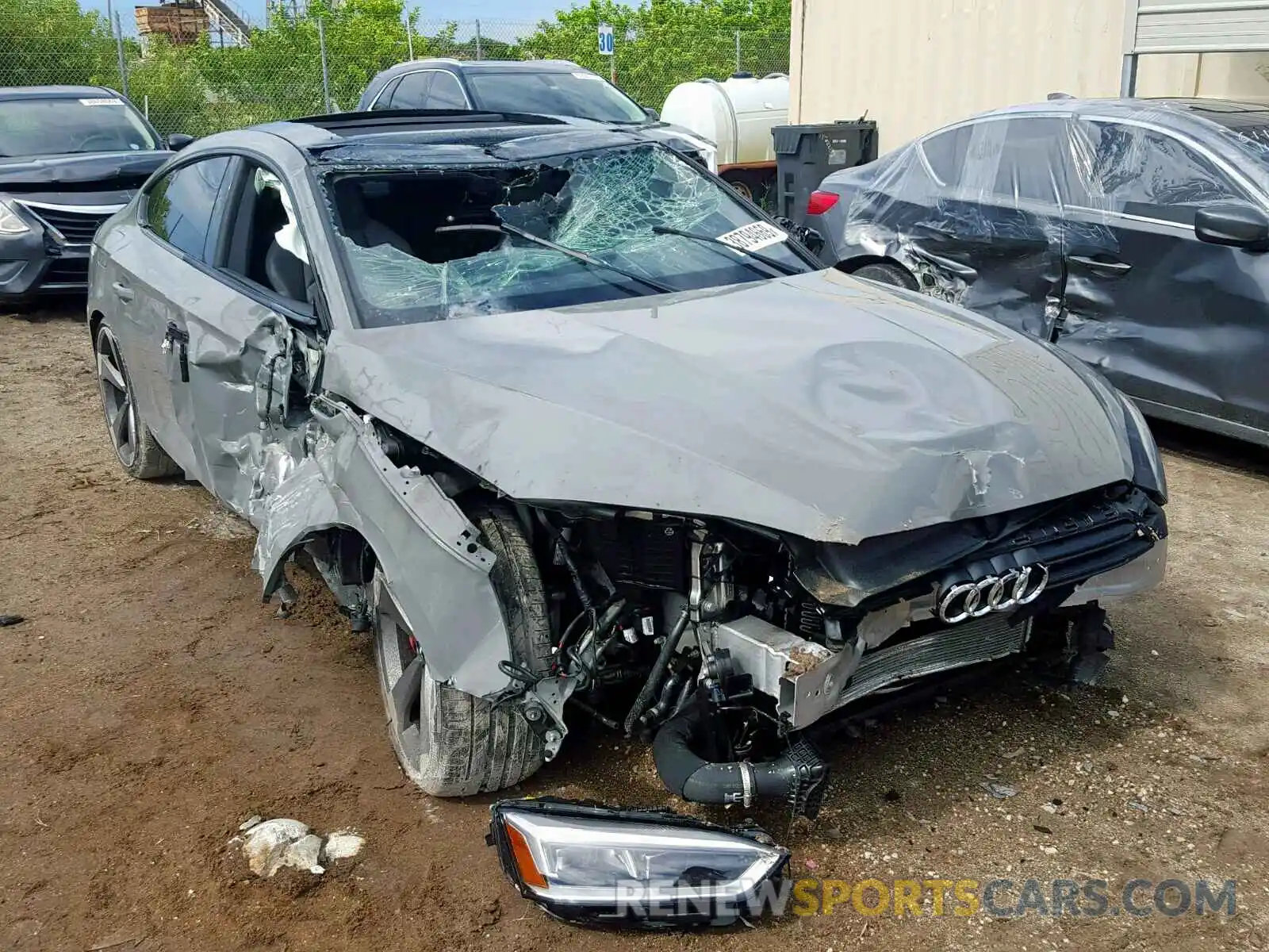 1 Photograph of a damaged car WAUB4CF57KA007071 AUDI S5/RS5 2019