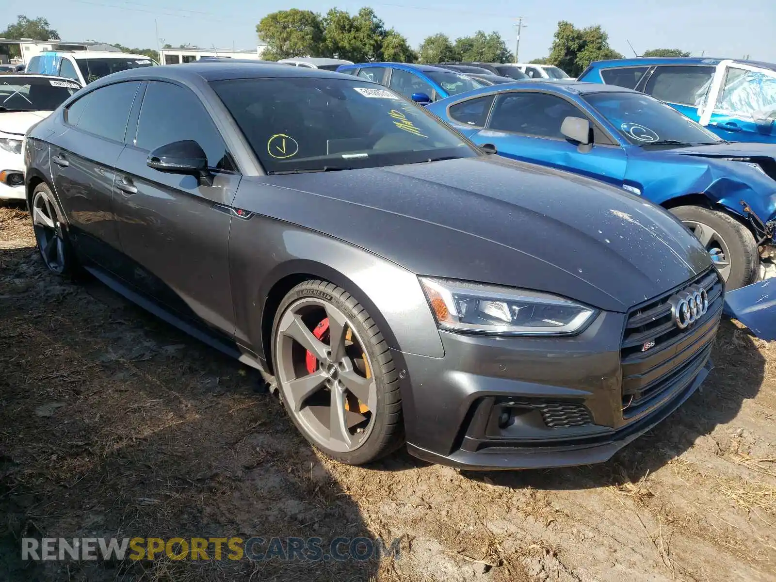 1 Photograph of a damaged car WAUC4CF54KA095646 AUDI S5/RS5 2019