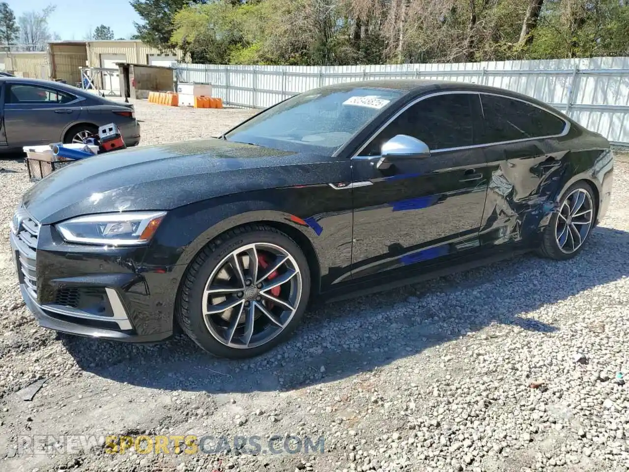 1 Photograph of a damaged car WAUC4CF56KA012993 AUDI S5/RS5 2019