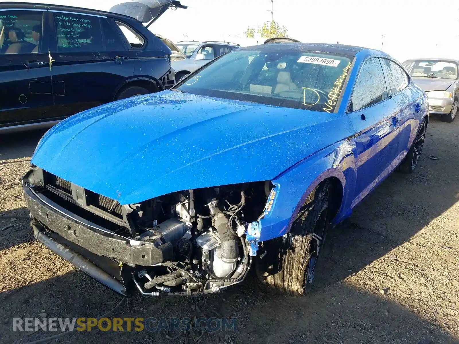 2 Photograph of a damaged car WUABWCF57KA903872 AUDI S5/RS5 2019