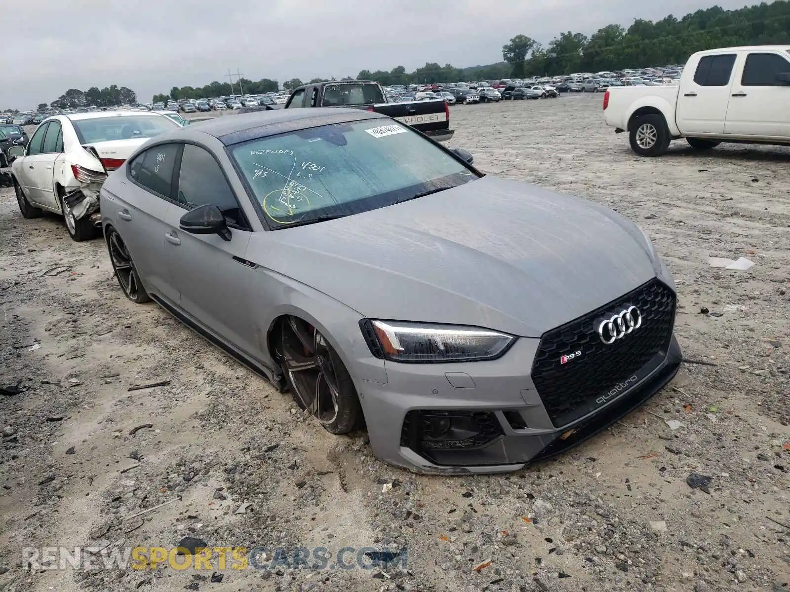 1 Photograph of a damaged car WUABWCF57KA908182 AUDI S5/RS5 2019