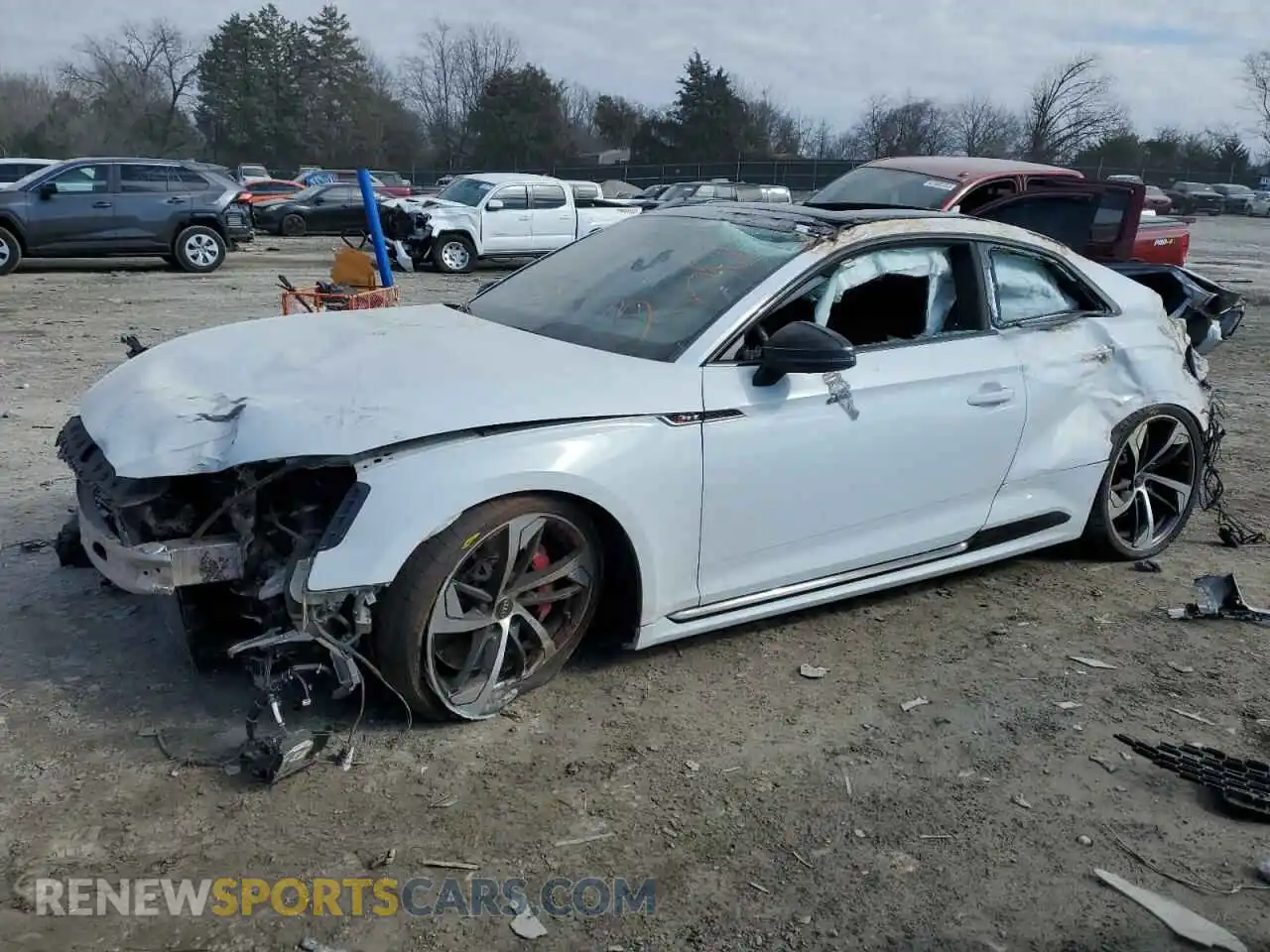 1 Photograph of a damaged car WUAPWAF59KA903186 AUDI S5/RS5 2019