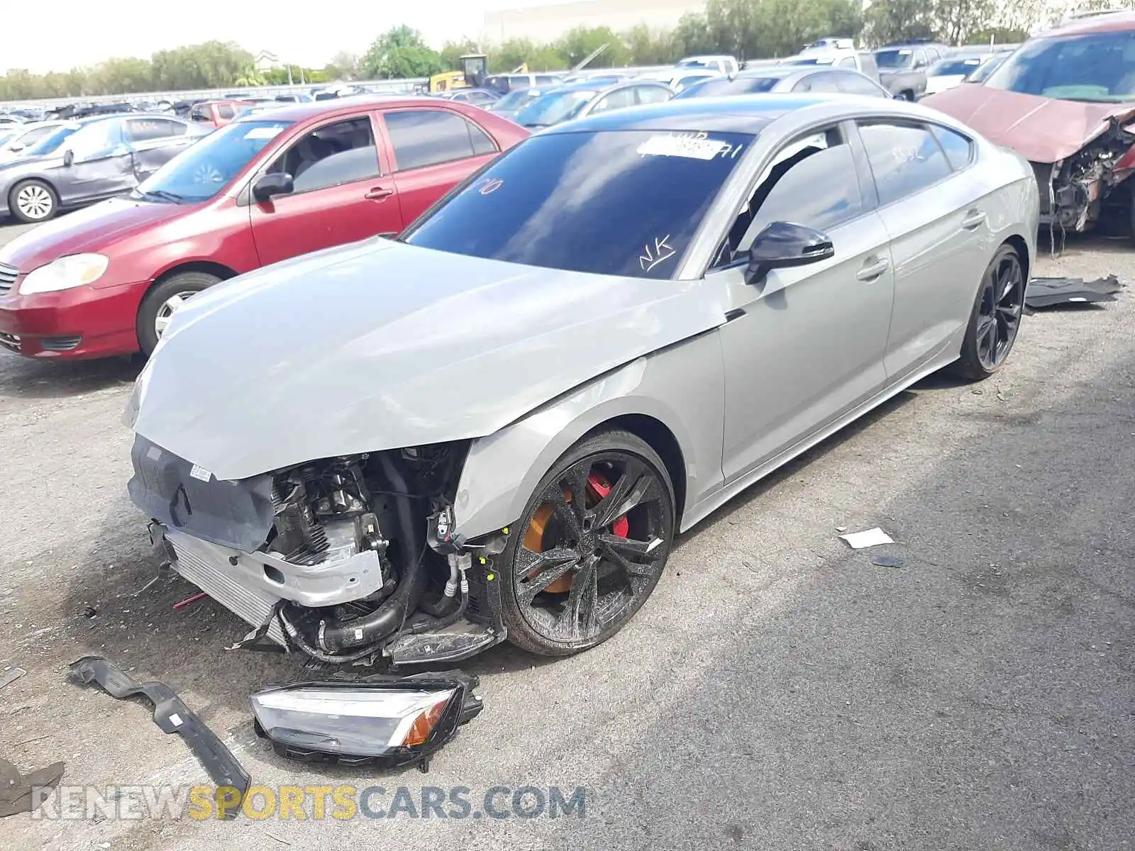 2 Photograph of a damaged car WAUC4CF55LA020519 AUDI S5/RS5 2020
