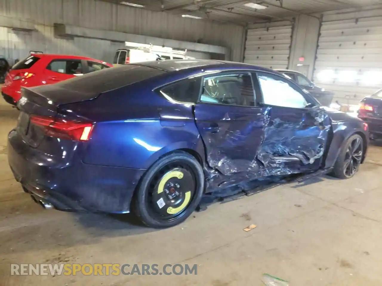 3 fotografías del automóvil dañado WAUB4CF54MA012585 AUDI S5/RS5 2021