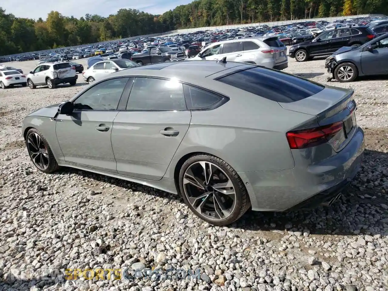 2 fotografías del automóvil dañado WAUB4CF56MA004617 AUDI S5/RS5 2021