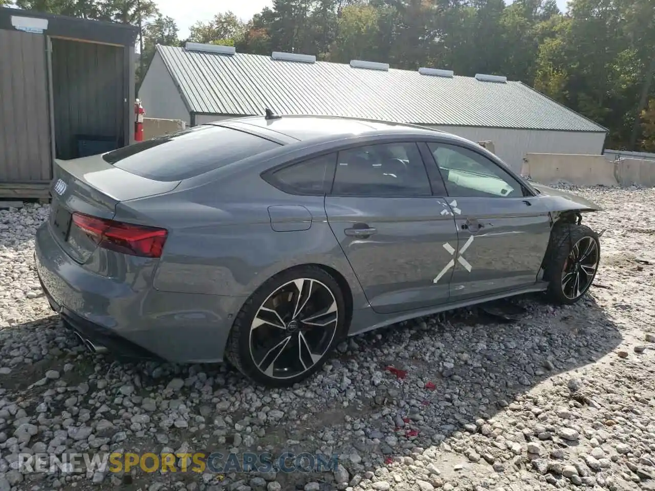 3 fotografías del automóvil dañado WAUB4CF56MA004617 AUDI S5/RS5 2021