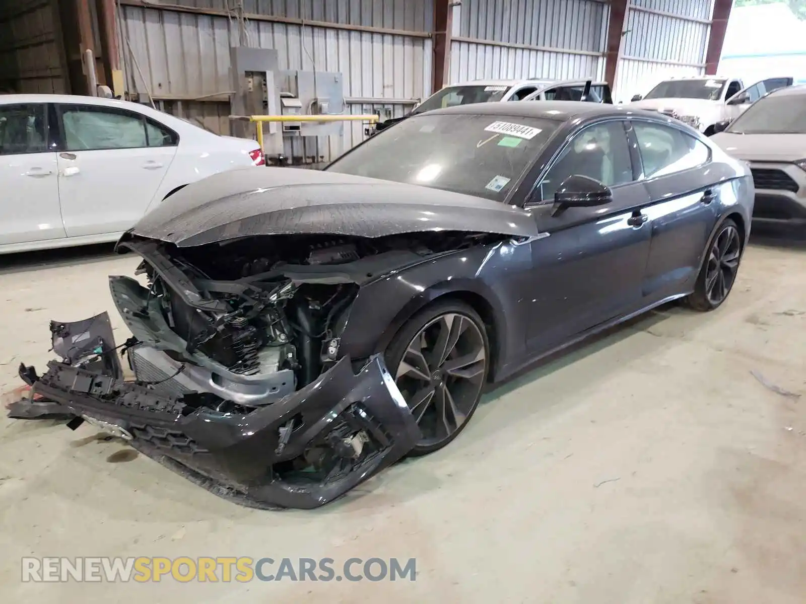 2 fotografías del automóvil dañado WAUB4CF56MA018422 AUDI S5/RS5 2021