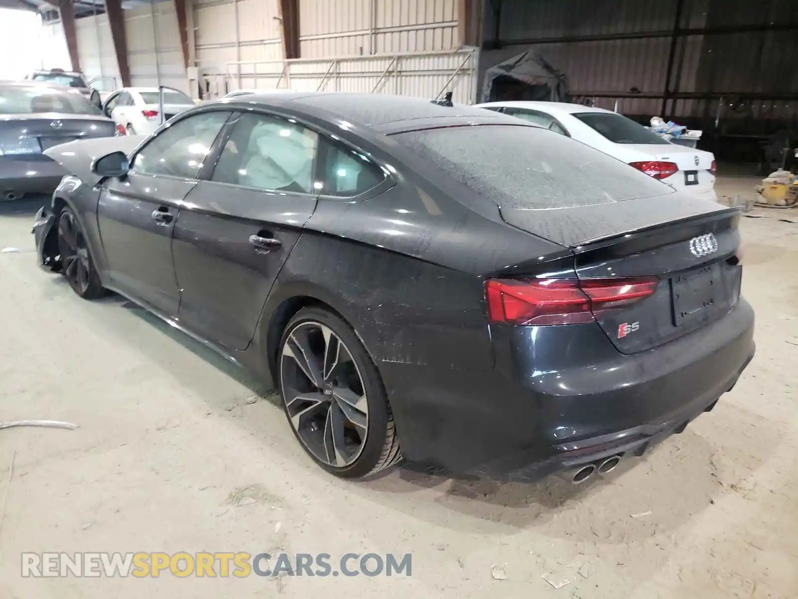 3 fotografías del automóvil dañado WAUB4CF56MA018422 AUDI S5/RS5 2021