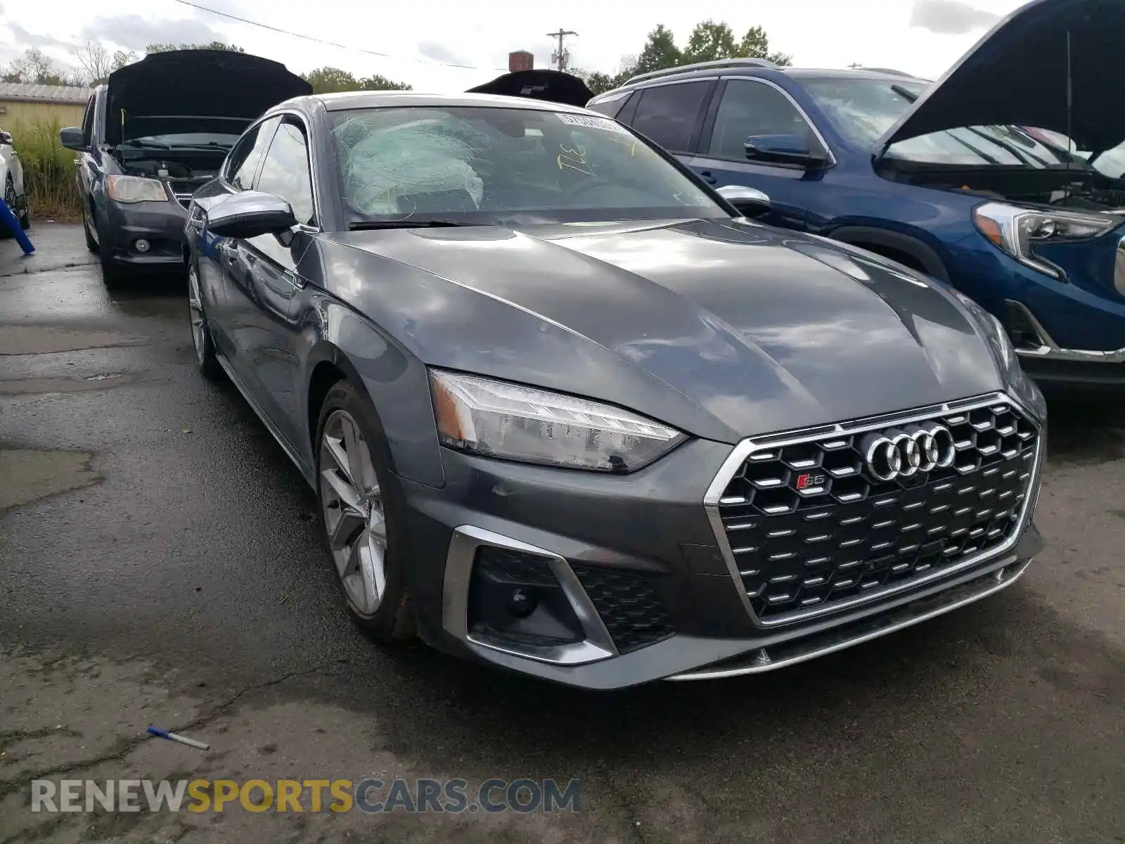 1 fotografías del automóvil dañado WAUC4CF50MA015343 AUDI S5/RS5 2021