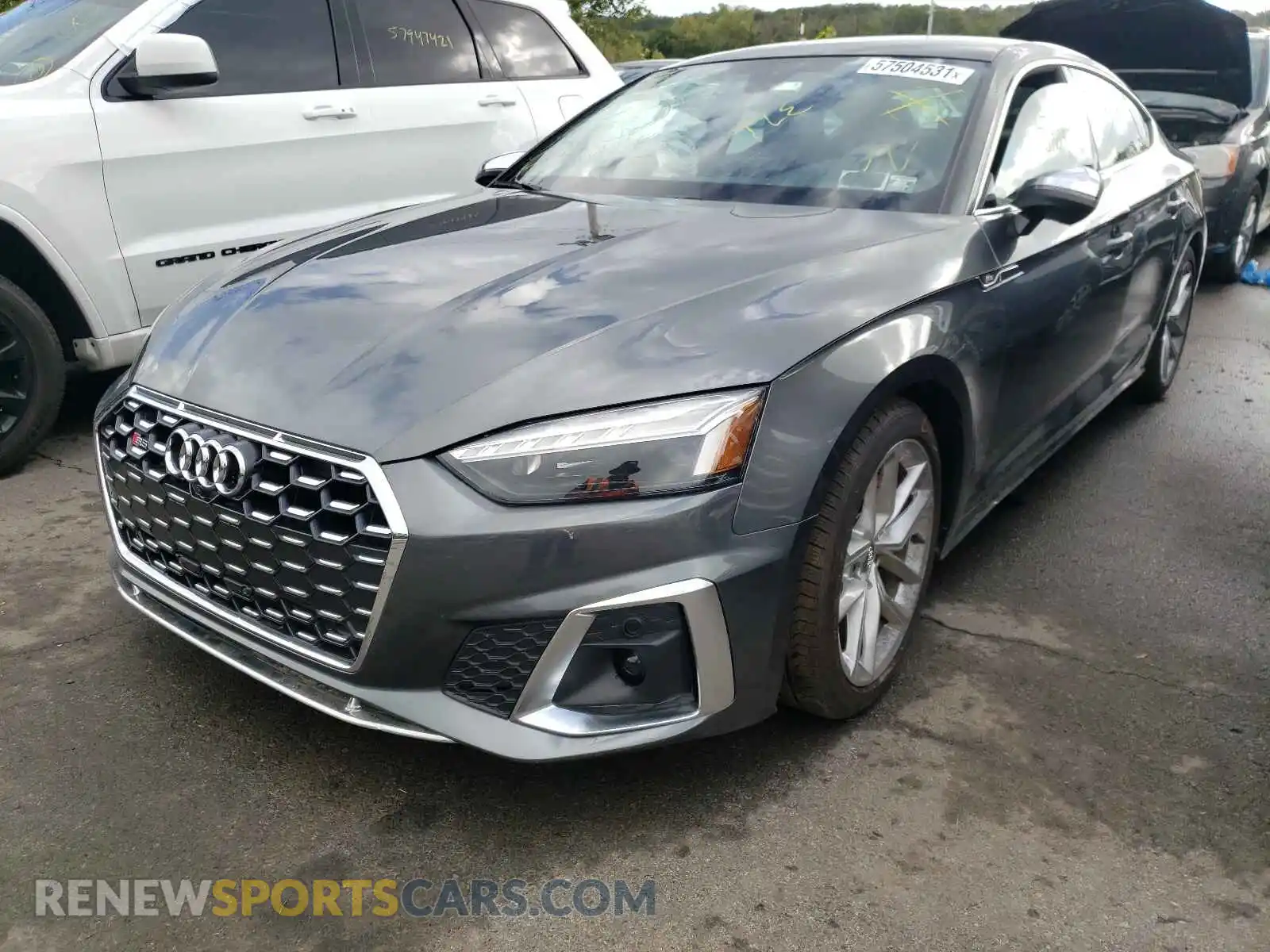 2 fotografías del automóvil dañado WAUC4CF50MA015343 AUDI S5/RS5 2021
