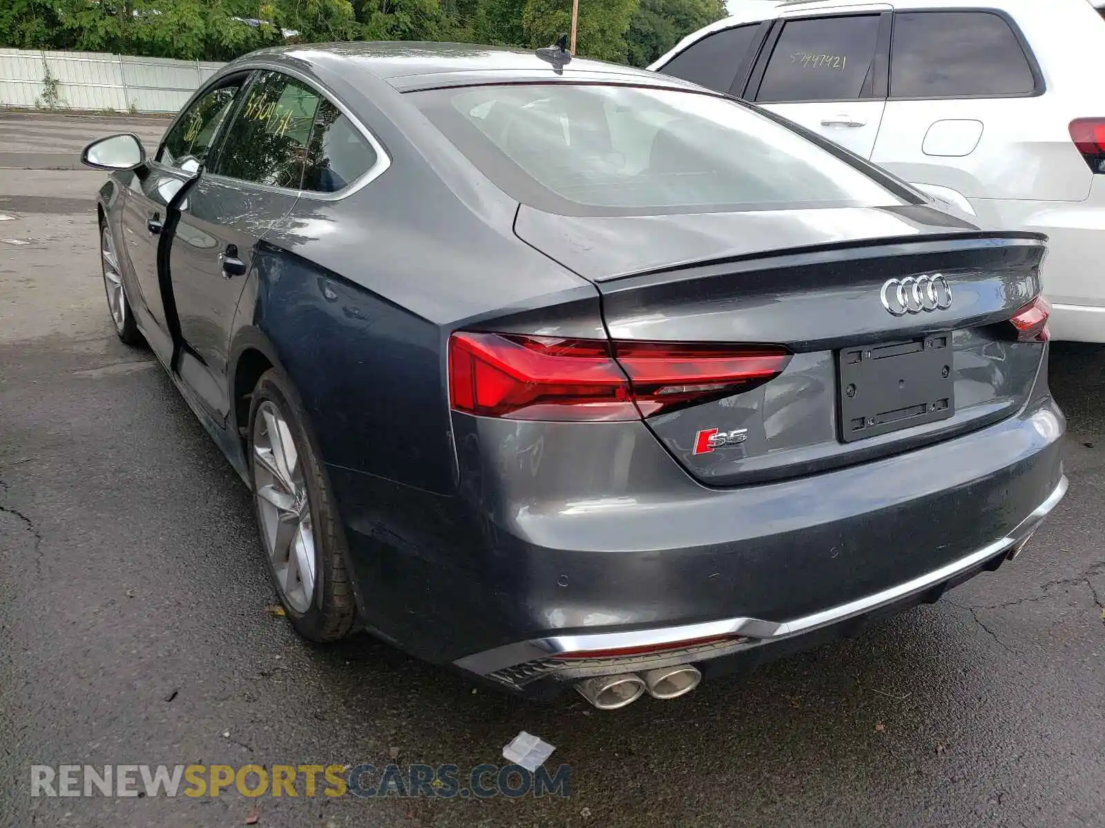 3 fotografías del automóvil dañado WAUC4CF50MA015343 AUDI S5/RS5 2021