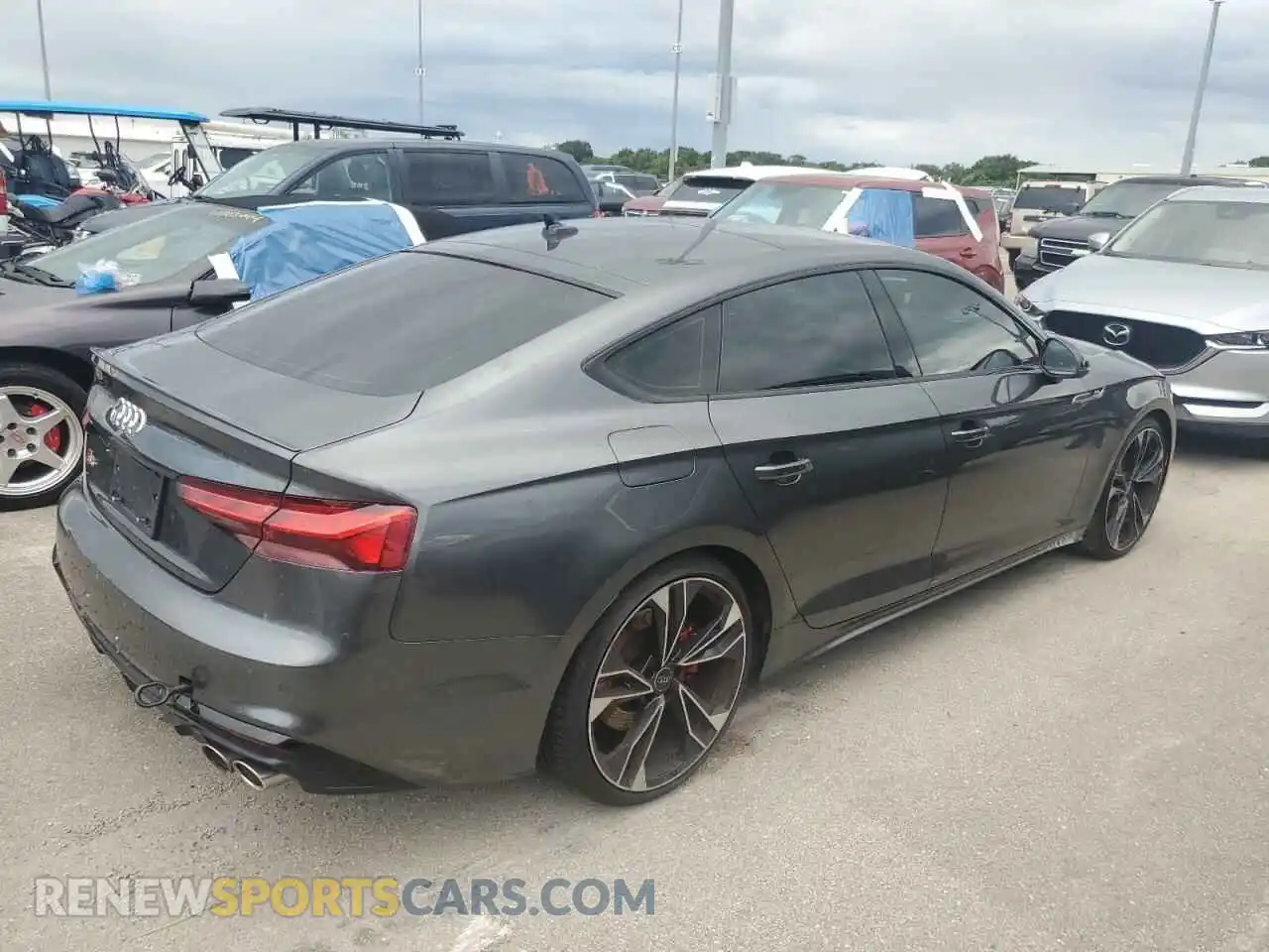 3 Фотография поврежденного автомобиля WAUC4CF50MA040887 AUDI S5/RS5 2021