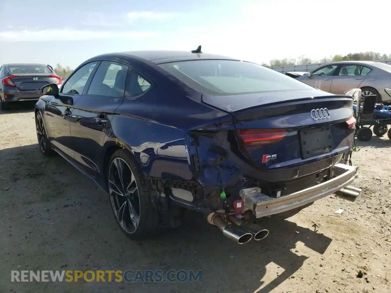 3 Фотография поврежденного автомобиля WAUC4CF56MA026718 AUDI S5/RS5 2021