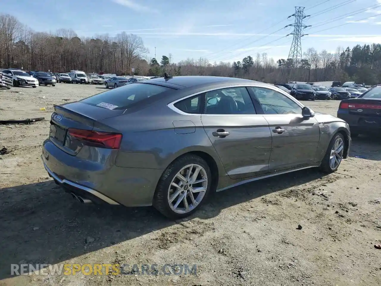 3 fotografías del automóvil dañado WAUC4CF58MA043648 AUDI S5/RS5 2021