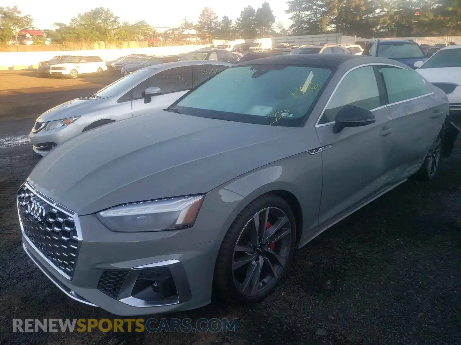 2 fotografías del automóvil dañado WAUC4CF59MA046462 AUDI S5/RS5 2021