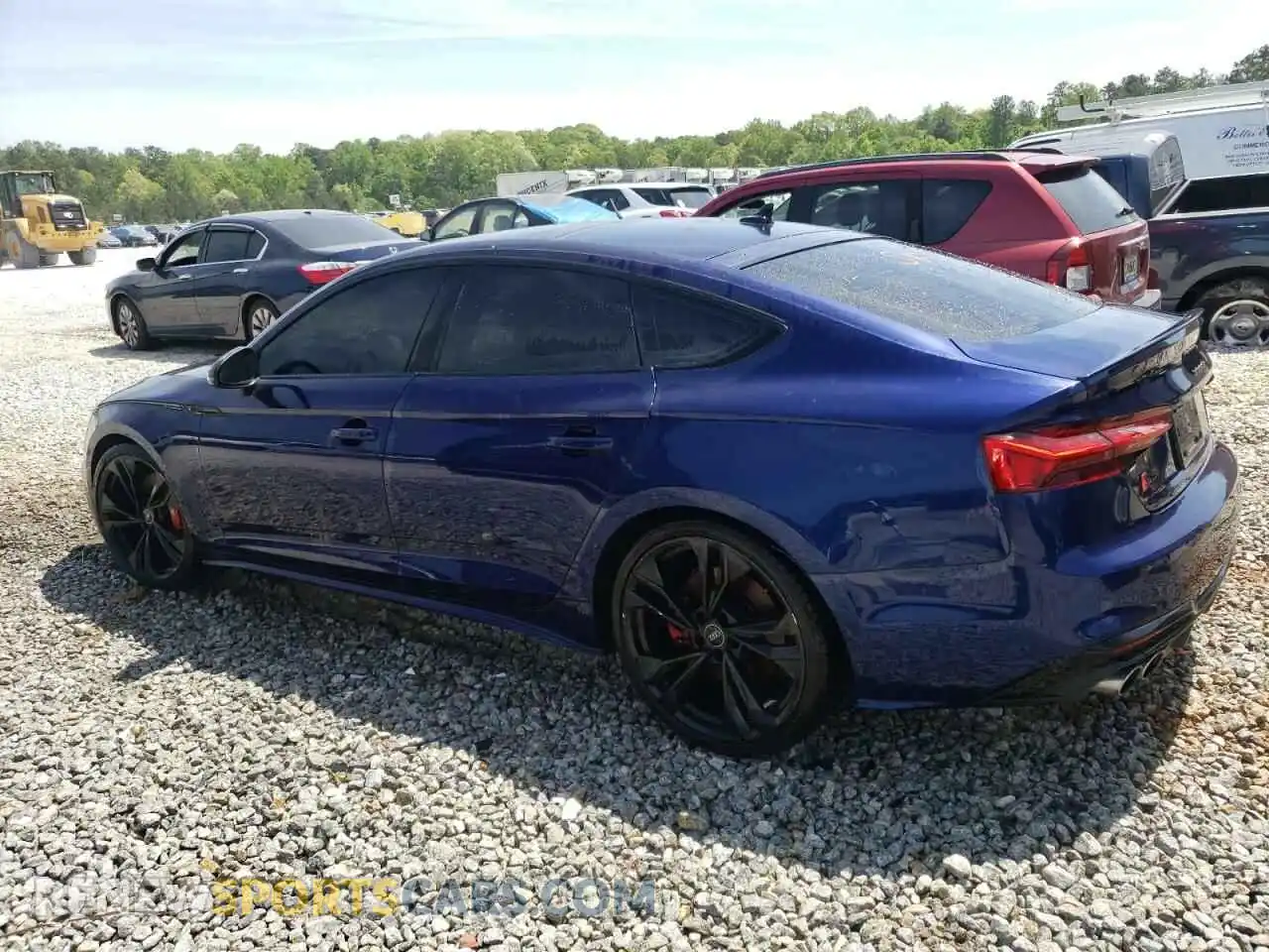 2 fotografías del automóvil dañado WAUC4CF5XMA063111 AUDI S5/RS5 2021
