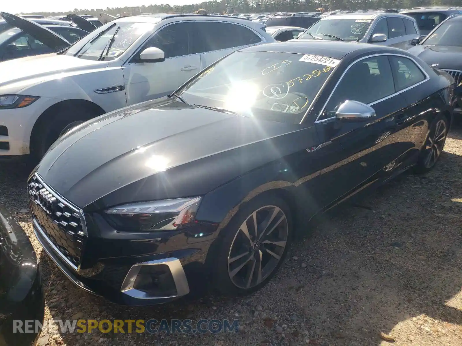 2 fotografías del automóvil dañado WAUN4AF58MA038382 AUDI S5/RS5 2021