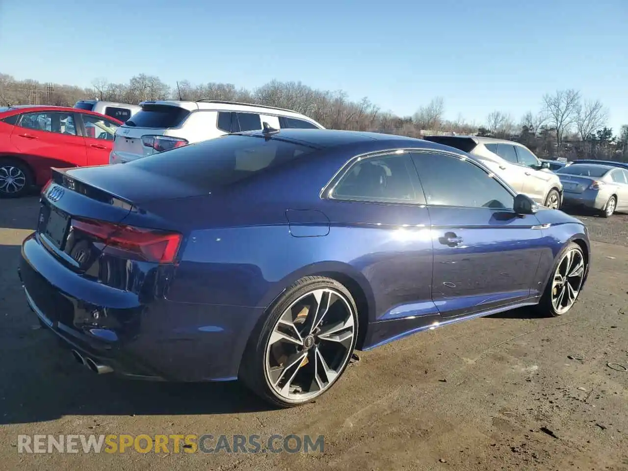 3 fotografías del automóvil dañado WAUP4AF53MA045765 AUDI S5/RS5 2021