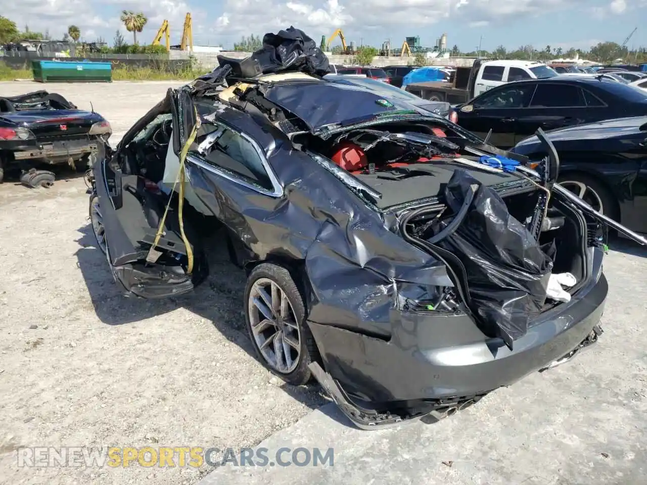 3 fotografías del automóvil dañado WAUP4AF55MA017322 AUDI S5/RS5 2021