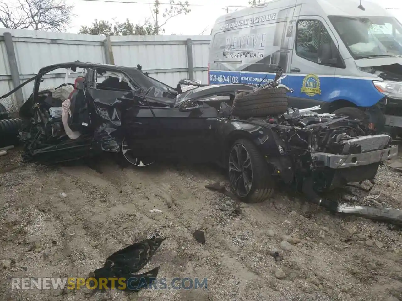 1 Фотография поврежденного автомобиля WAUP4AF58MA043798 AUDI S5/RS5 2021
