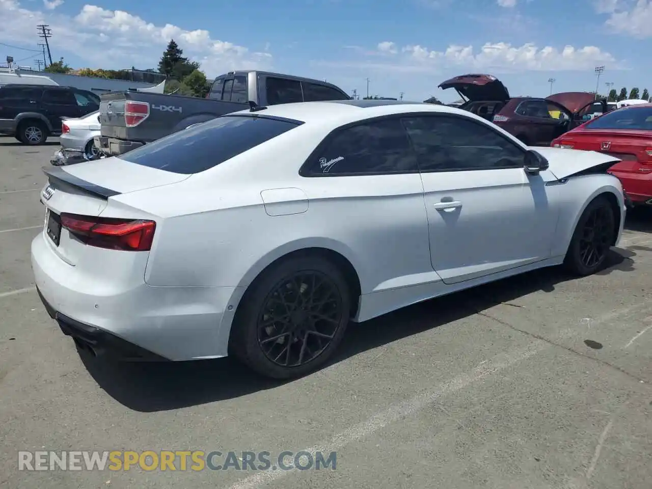 3 fotografías del automóvil dañado WAUR4AF53MA037710 AUDI S5/RS5 2021