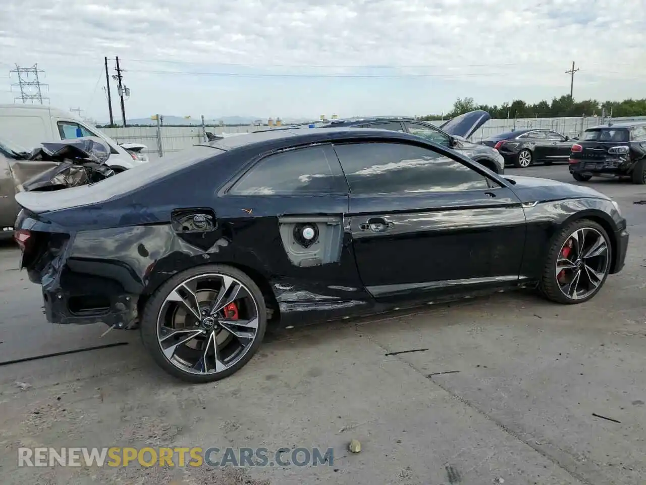 3 fotografías del automóvil dañado WAUR4AF56MA023025 AUDI S5/RS5 2021