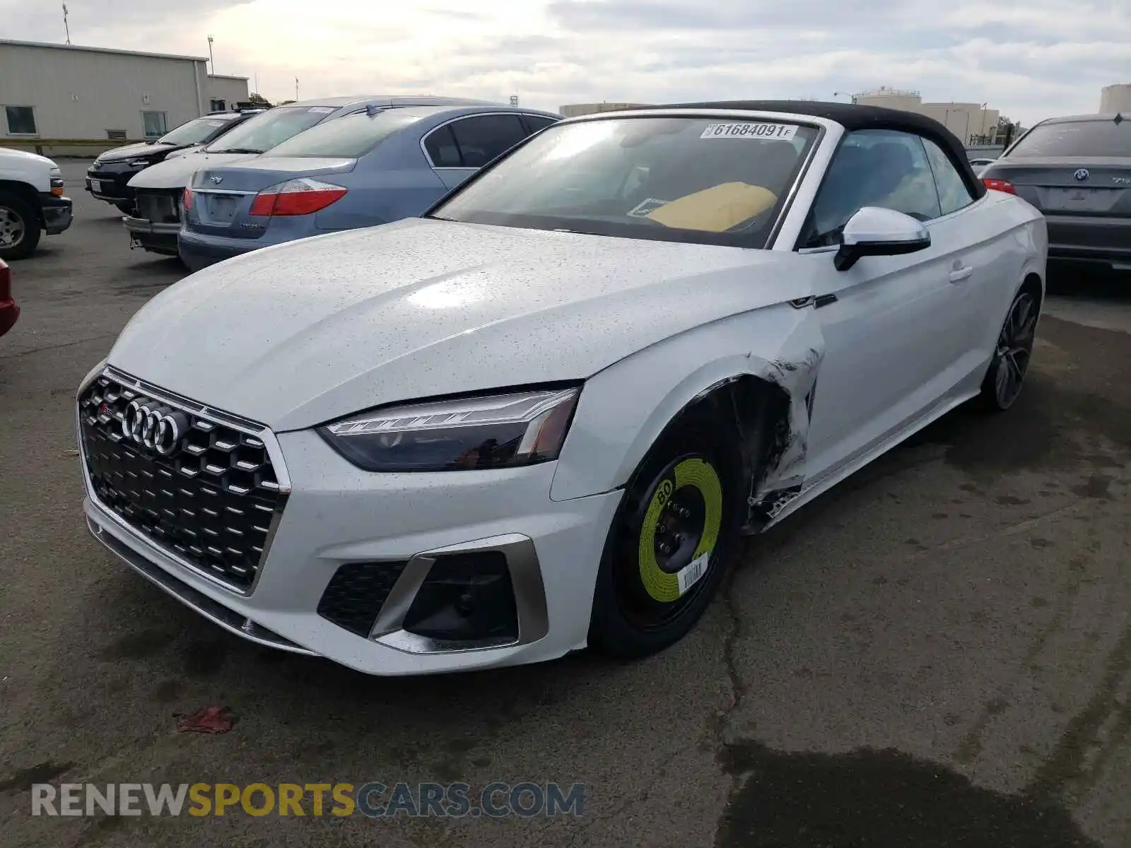 2 fotografías del automóvil dañado WAUW4GF58MN001235 AUDI S5/RS5 2021