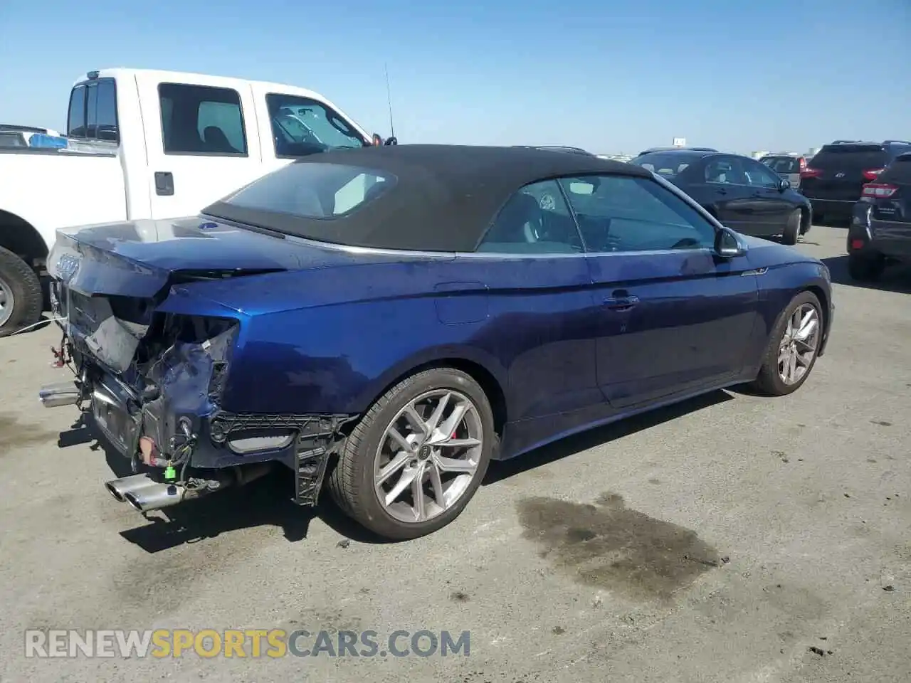 3 fotografías del automóvil dañado WAUY4GF53MN002558 AUDI S5/RS5 2021