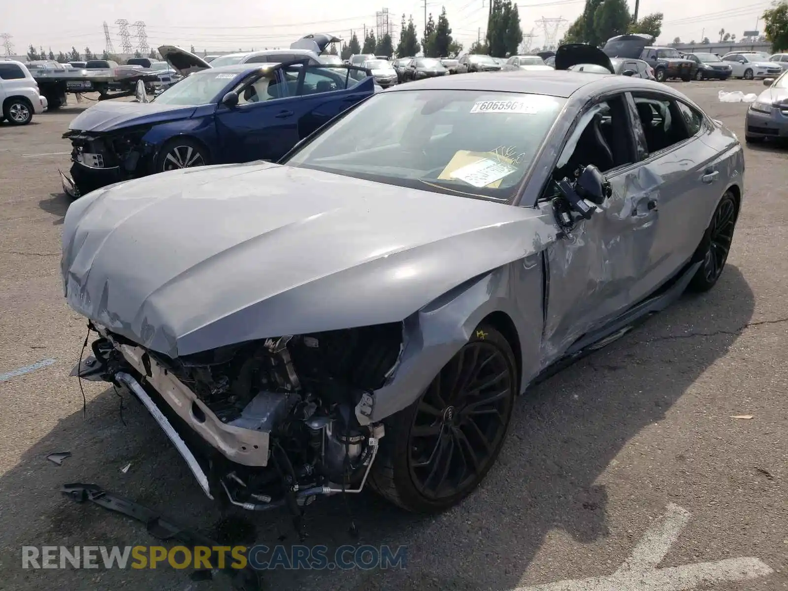 2 fotografías del automóvil dañado WUAAWCF52MA901087 AUDI S5/RS5 2021