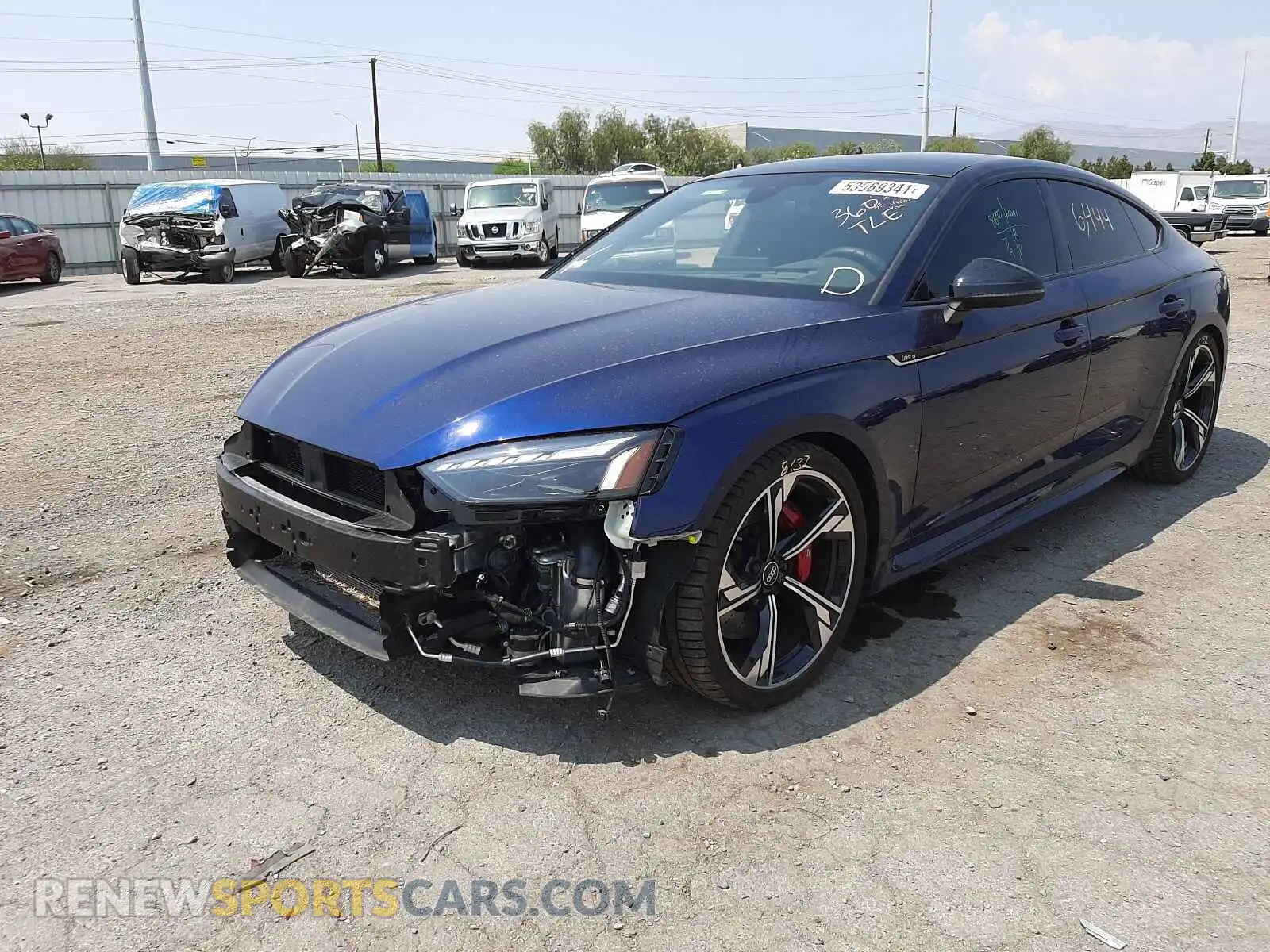 2 fotografías del automóvil dañado WUAAWCF54MA902807 AUDI S5/RS5 2021