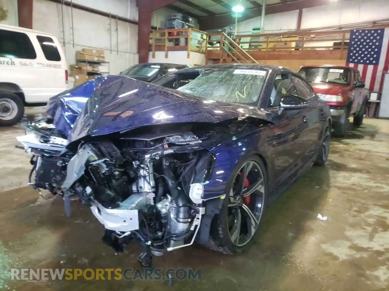 2 fotografías del automóvil dañado WUAAWCF57MA902848 AUDI S5/RS5 2021