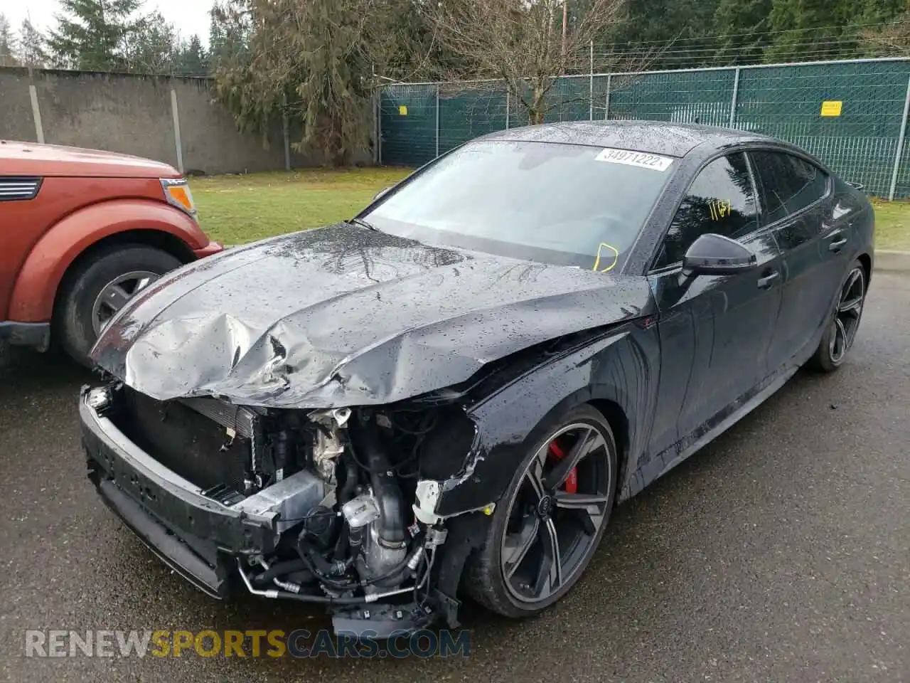 2 fotografías del automóvil dañado WUAAWCF59MA902236 AUDI S5/RS5 2021