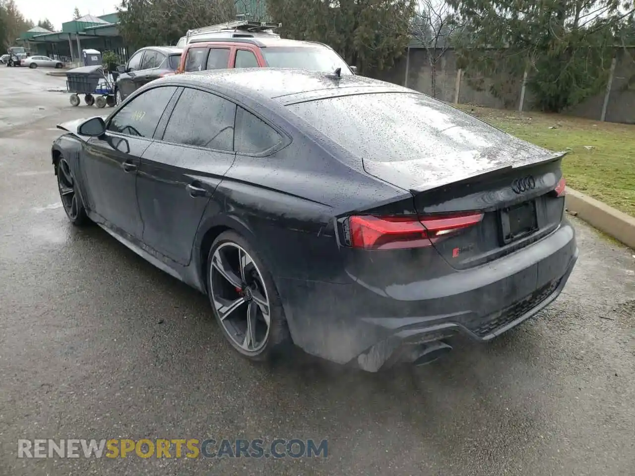 3 fotografías del automóvil dañado WUAAWCF59MA902236 AUDI S5/RS5 2021