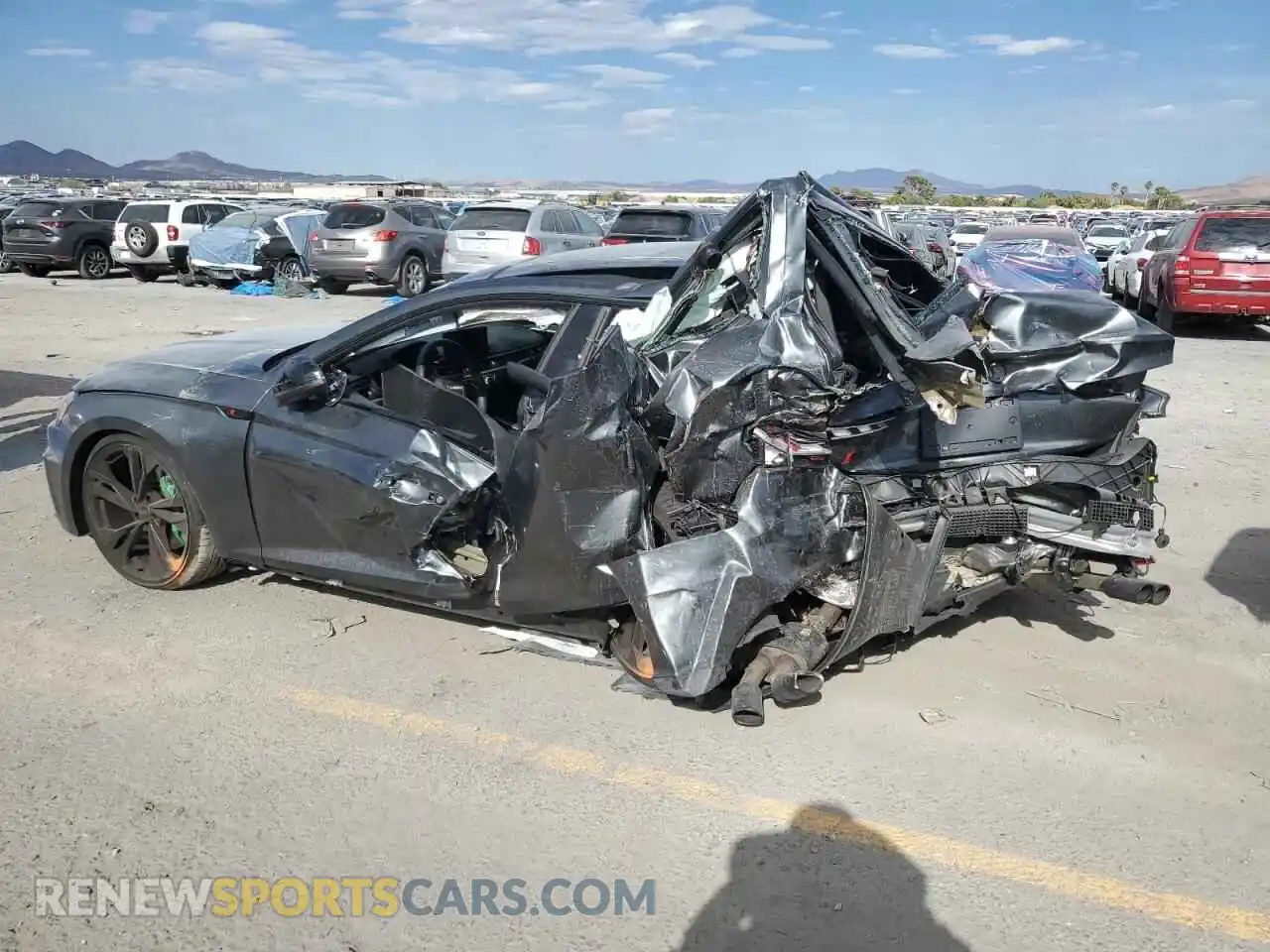 2 Photograph of a damaged car WAUC4CF5XPA032946 AUDI S5/RS5 2023