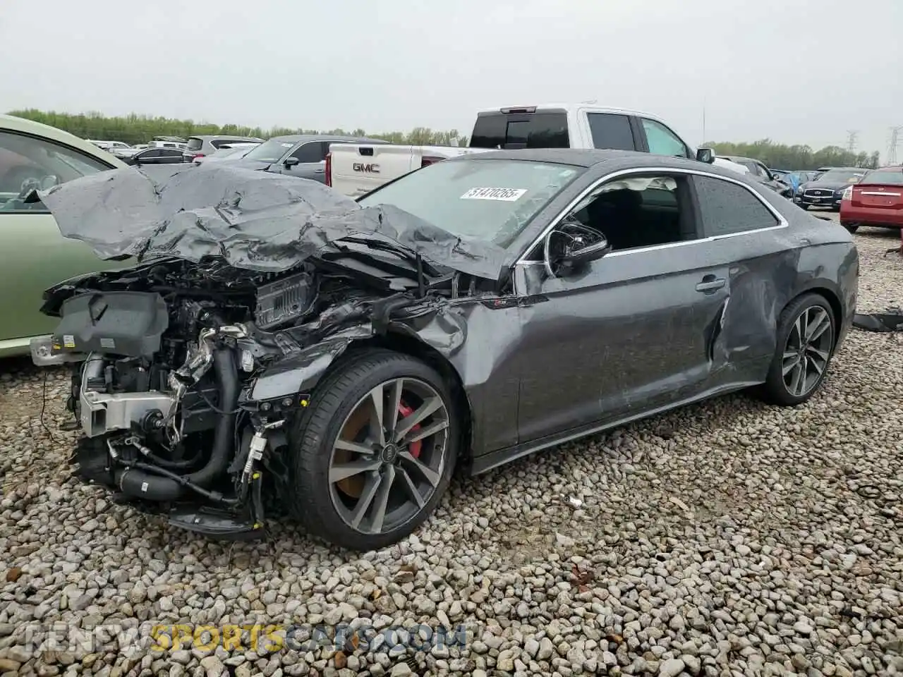 1 Photograph of a damaged car WAUP4AF58PA010739 AUDI S5/RS5 2023
