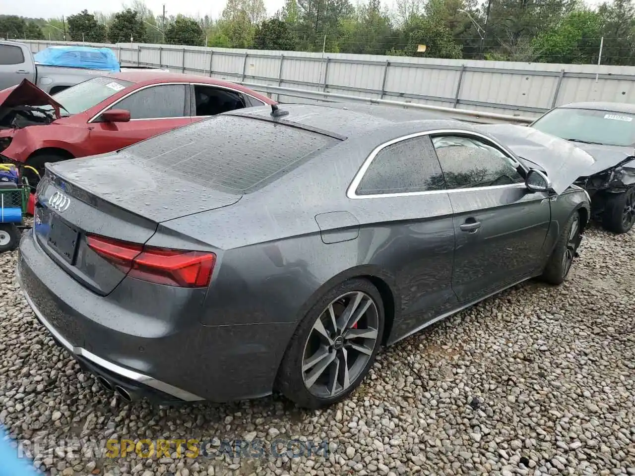 3 Photograph of a damaged car WAUP4AF58PA010739 AUDI S5/RS5 2023