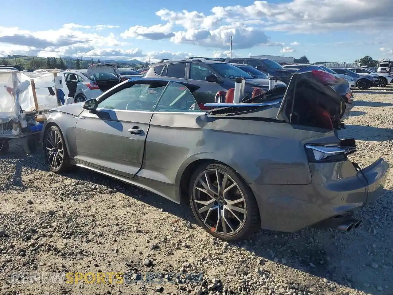 2 fotografías del automóvil dañado WAUW4GF56RN000124 AUDI S5/RS5 2024