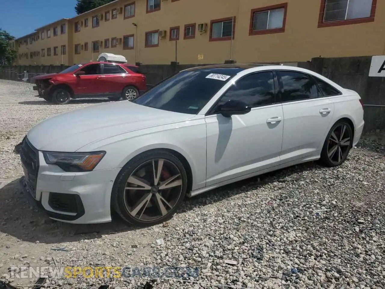 1 Photograph of a damaged car WAUFFBF2XPN043381 AUDI S6/RS6 2023