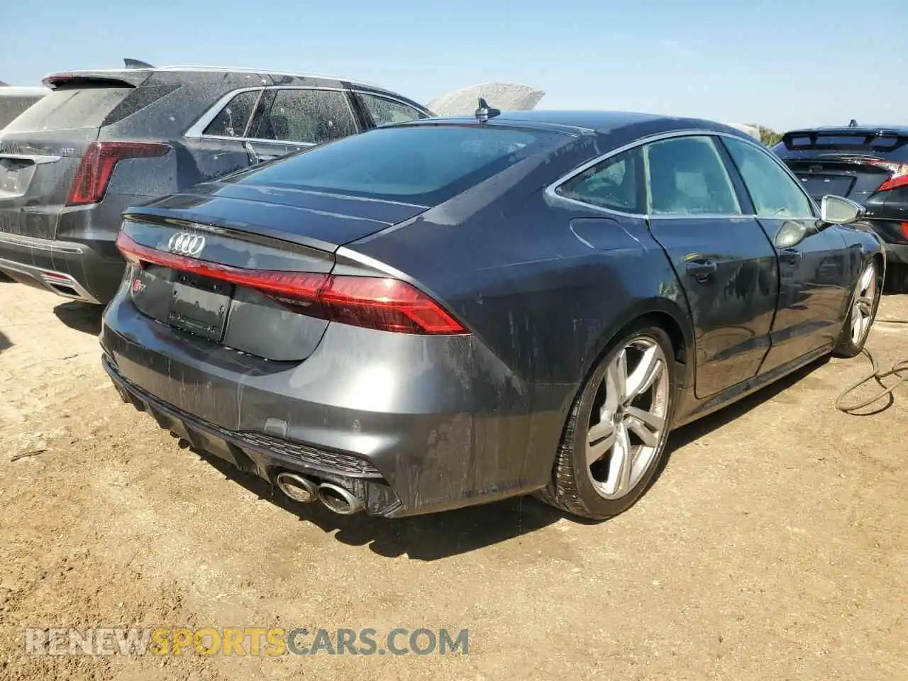 3 fotografías del automóvil dañado WAUSFAF21LN018646 AUDI S7/RS7 2020