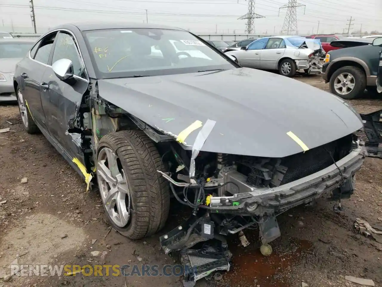 1 Photograph of a damaged car WAUSFBF21MN077428 AUDI S7/RS7 2021