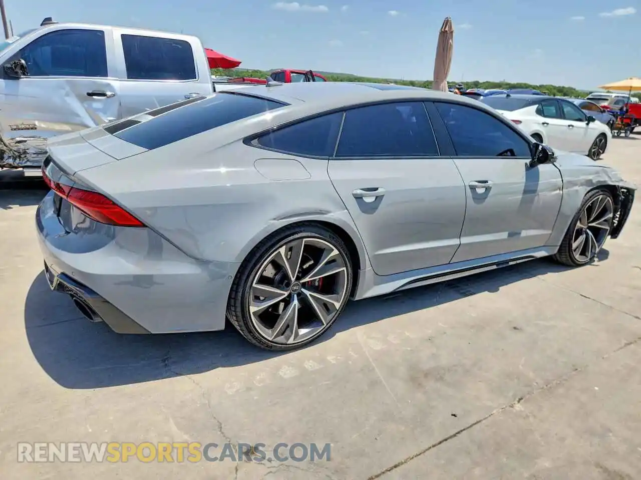 3 Фотография поврежденного автомобиля WUAPCBF27MN902084 AUDI S7/RS7 2021