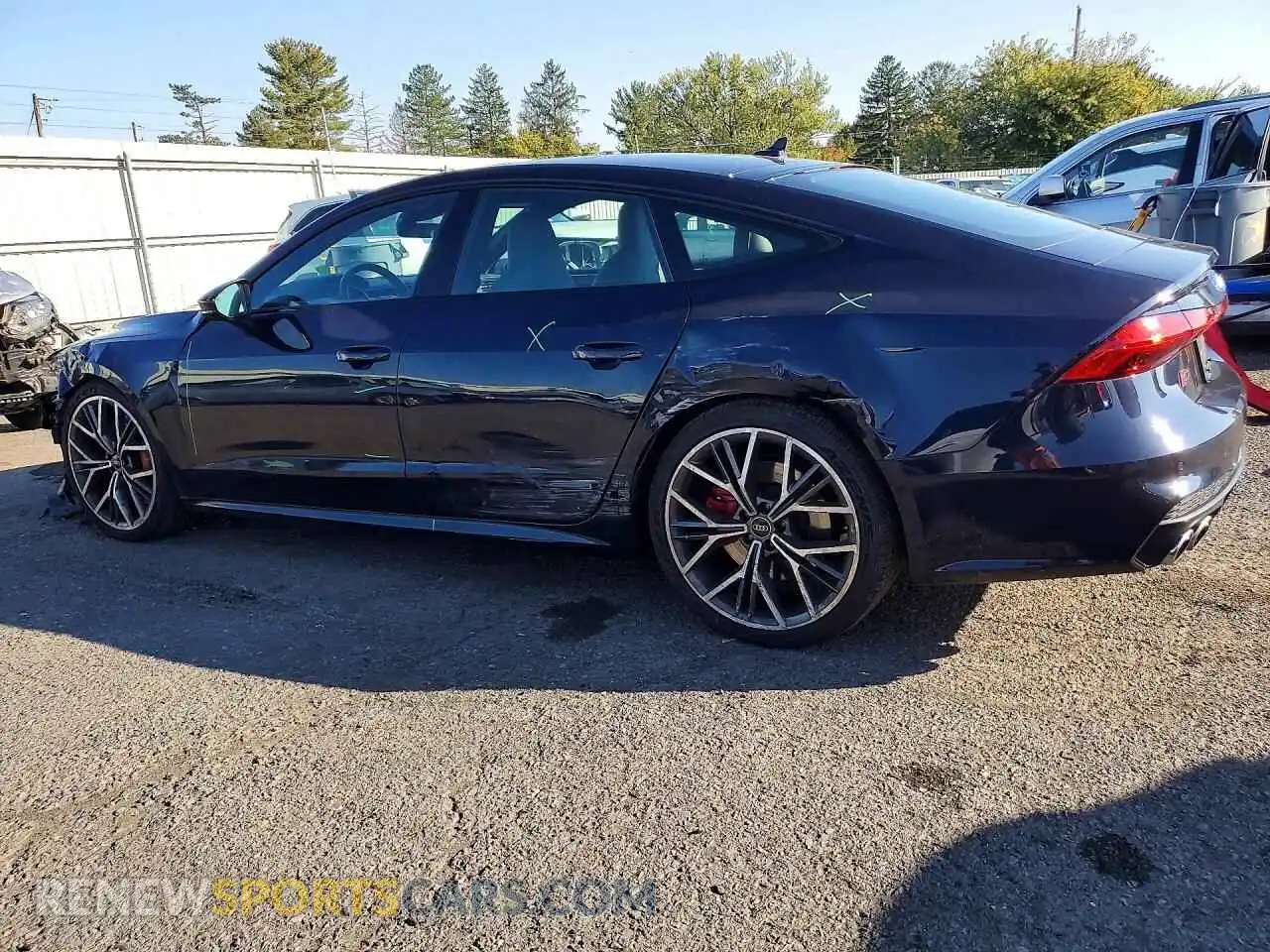2 fotografías del automóvil dañado WAURFBF27SN026222 AUDI S7/RS7 2025