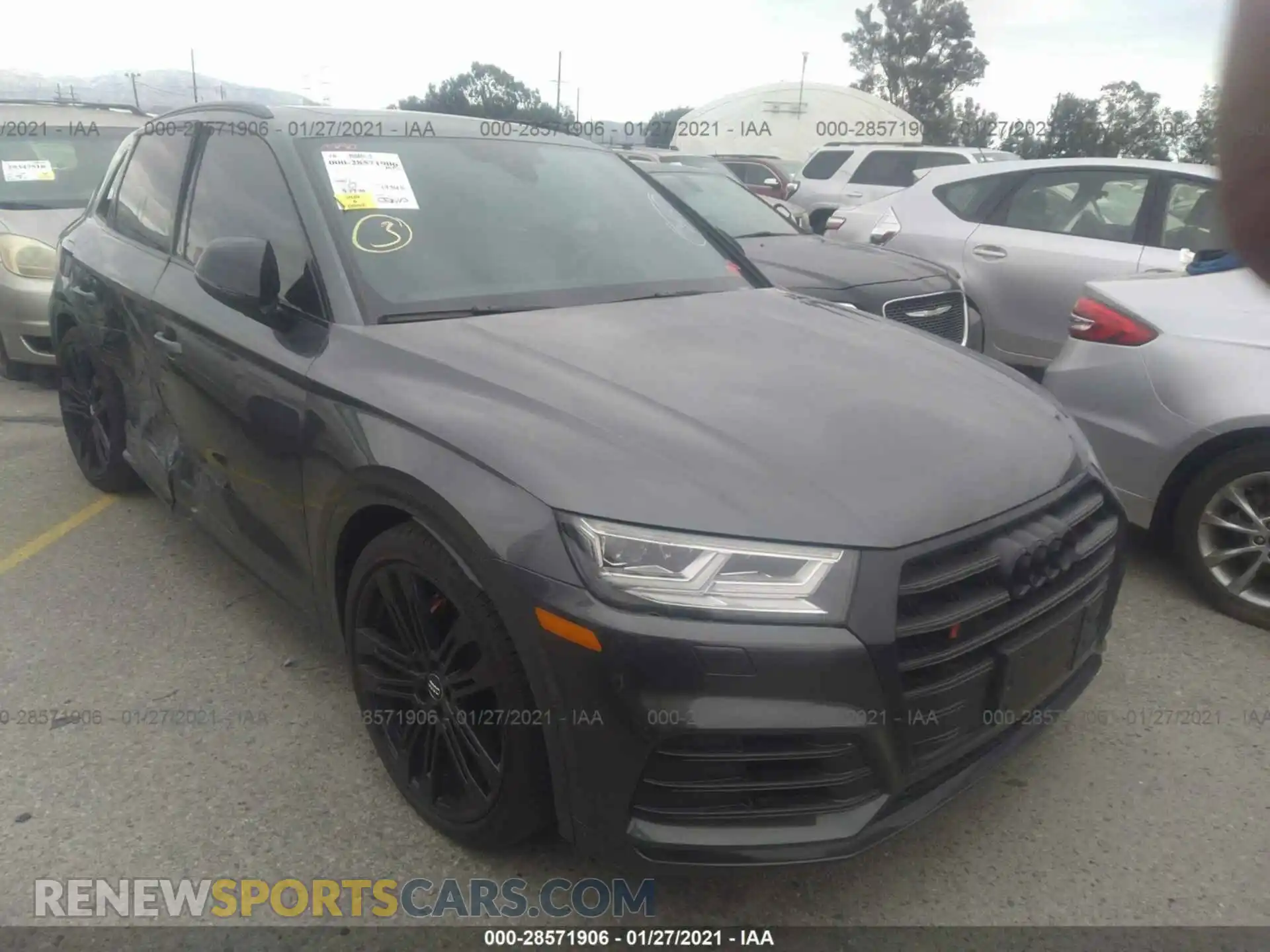 1 Photograph of a damaged car WA1B4AFY2K2116656 AUDI SQ5 2019
