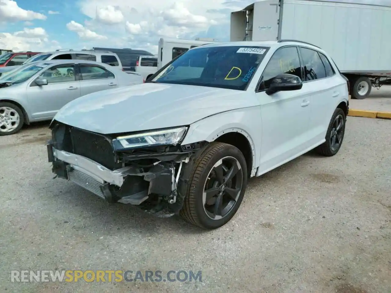 2 Photograph of a damaged car WA1B4AFY5K2073155 AUDI SQ5 2019